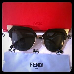 Fendi Iridia Cat Eye Sunglasses